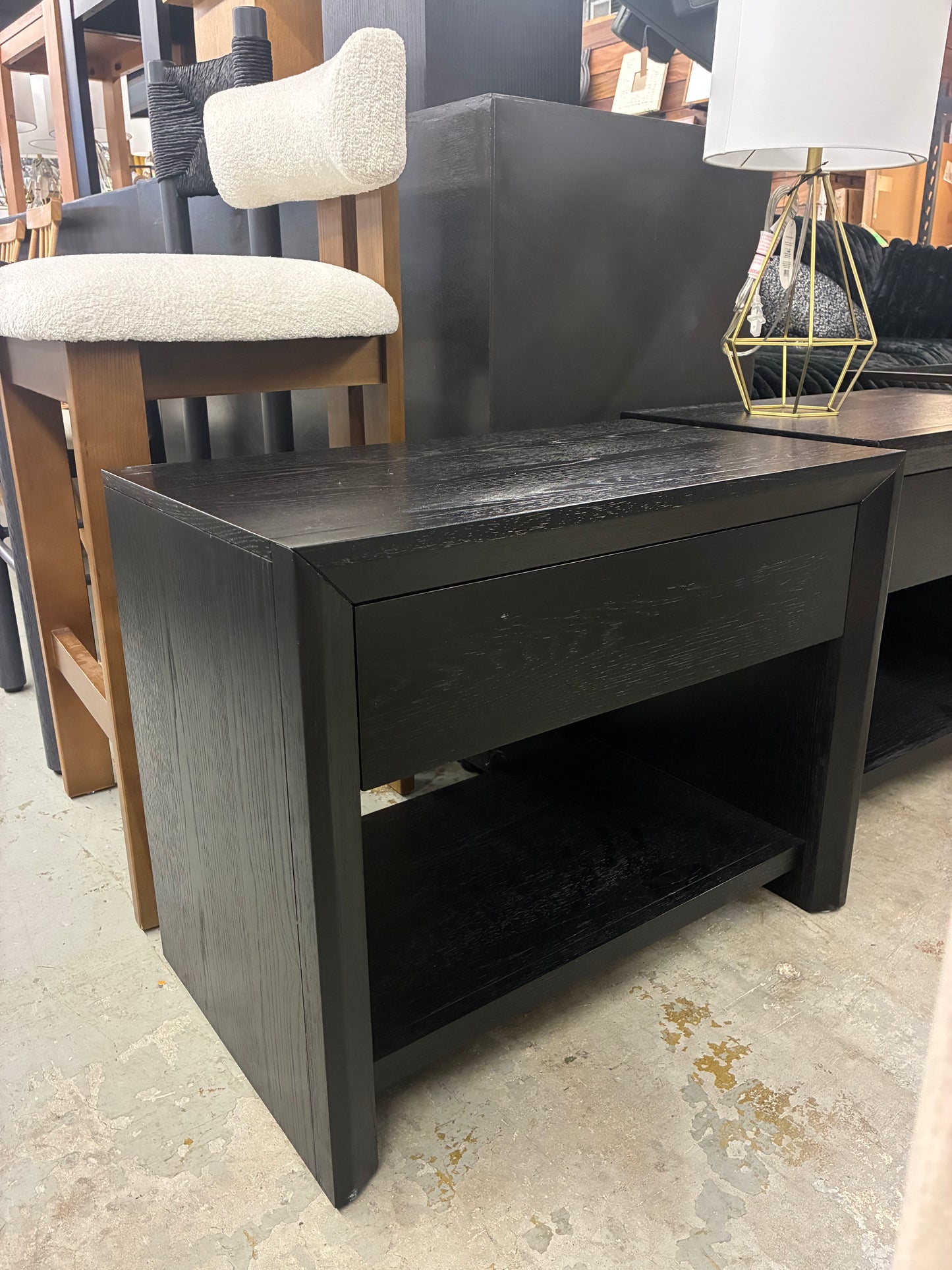 Darnell Wood 1 Drawer Nightstand | Retail Price: $400