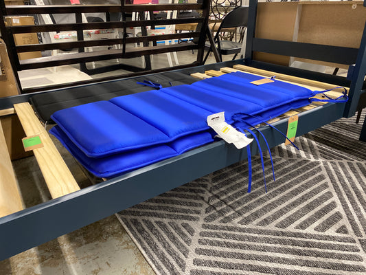 20"x43" Solid Outdoor Chair Cushion Cobalt Blue - Room Essentials | Retail Price: $30