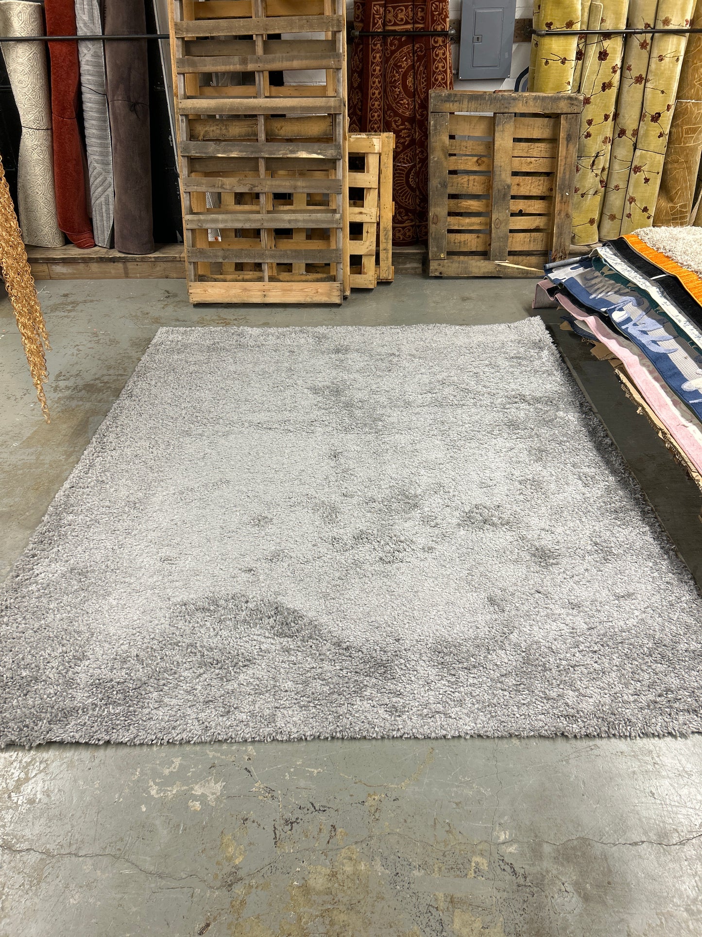 8 x 10 - Grey Nourison Malibu shag