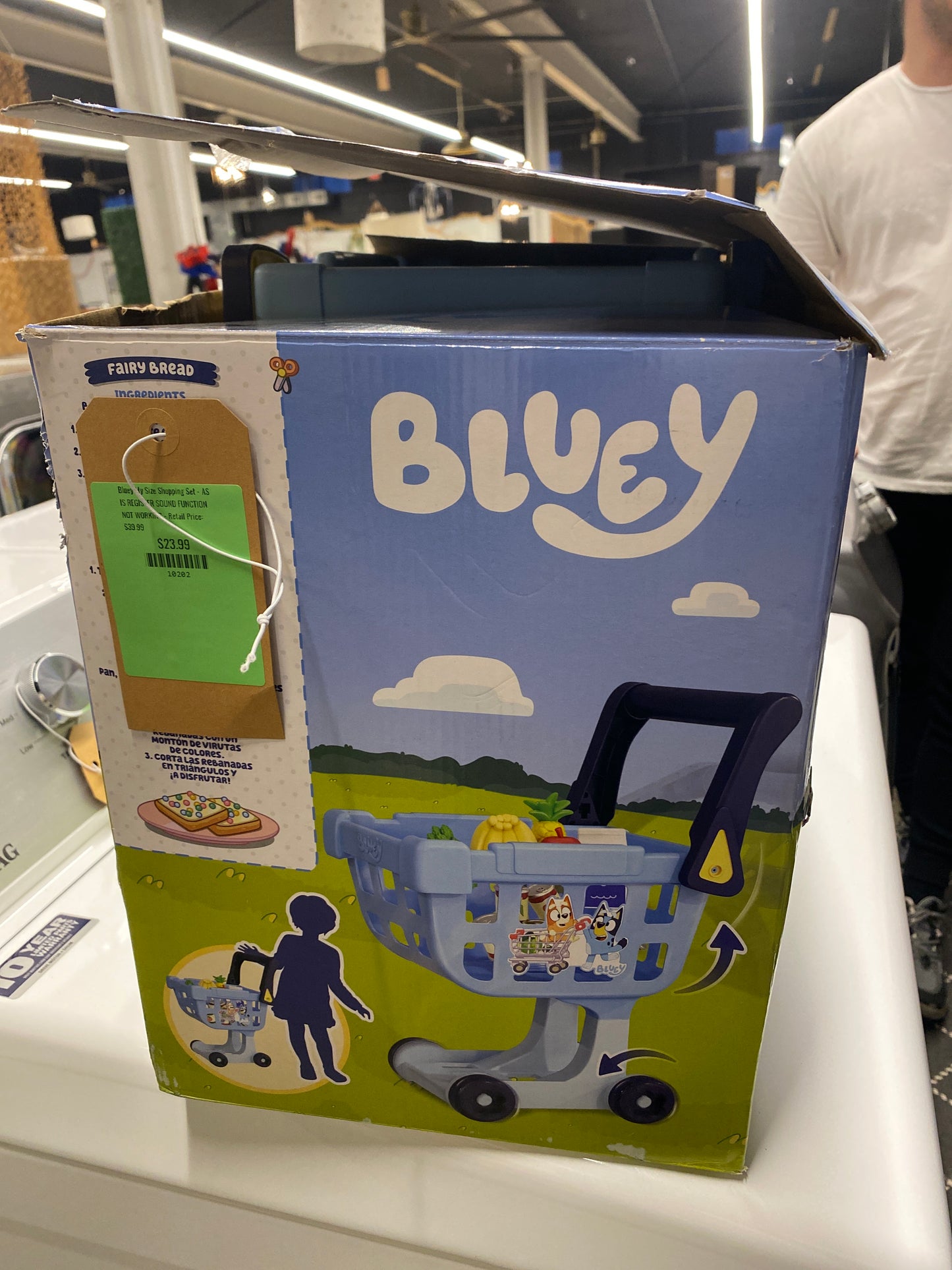 Bluey My Size Shopping Set - AS IS REGISTER SOUND FUNCTION NOT WORKING  - Retail Price: $39.99