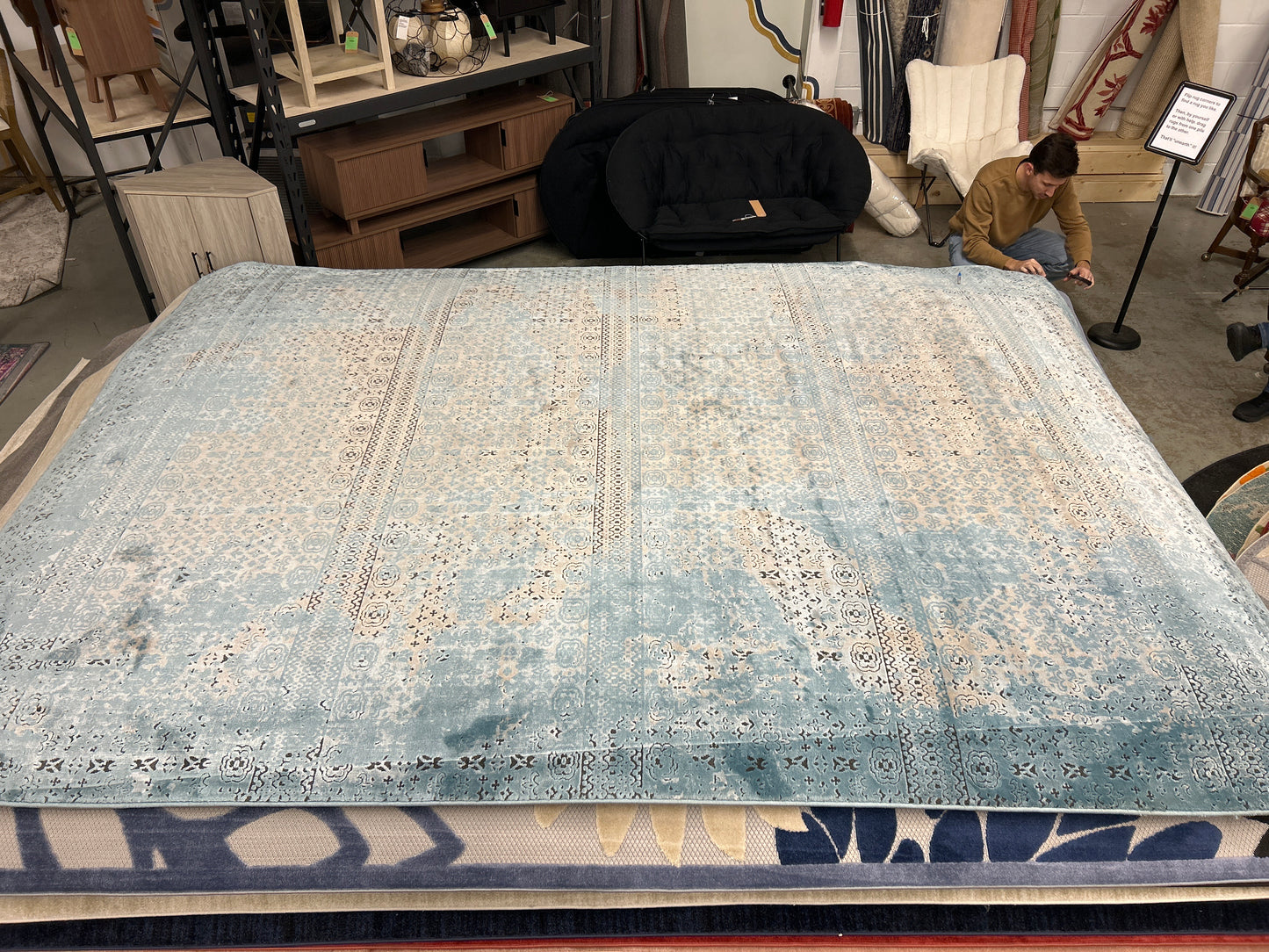 9 x 12 Posiedan area rug