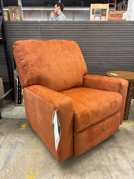 Taormina Recliner in Spice Orange | Retail Price: $380