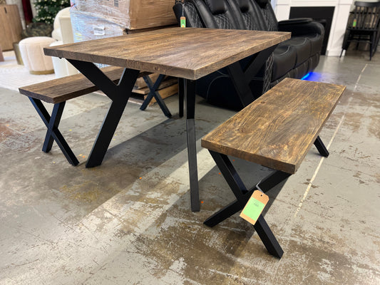 Wood and Iron Loft Table Retail: $808 +