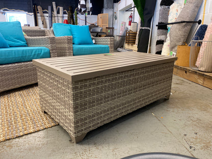 Fairmont Outdoor Wicker Storage Coffee Table