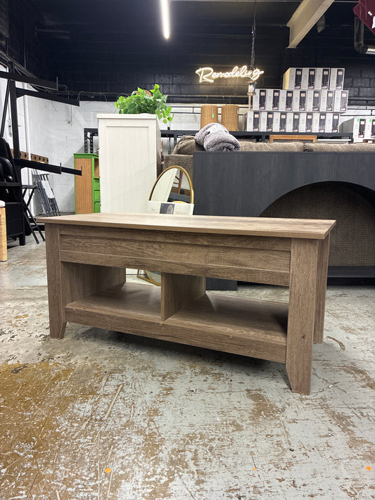Lift Top Coffee Table in Grey Wash *donated