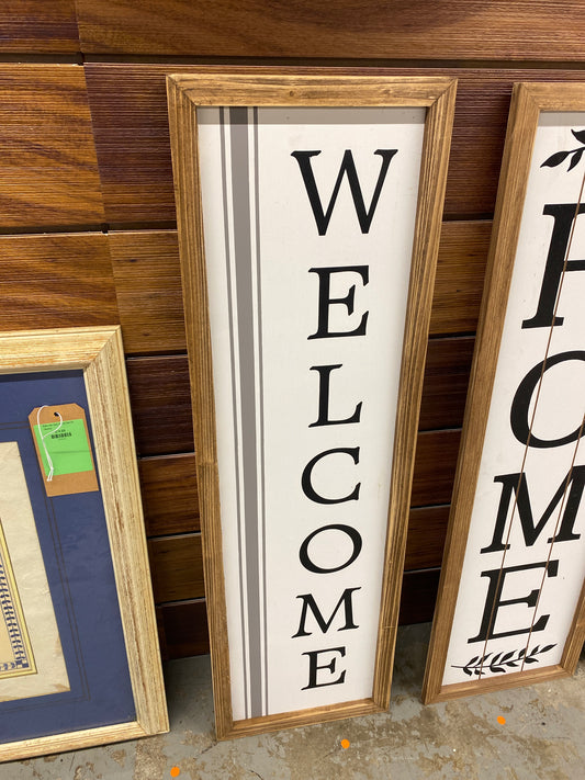 Welcome sign *donated