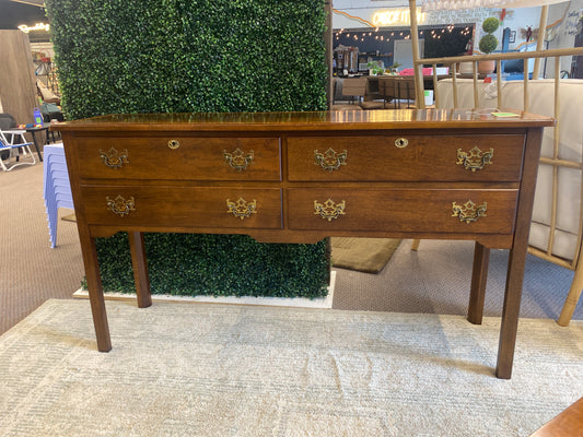 Solid Wood Traditional Chippendale-Style Sideboard *donated