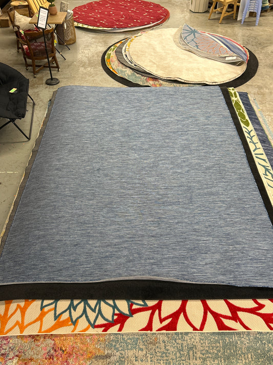 9 x 12 azure indoor/outdoor area rug