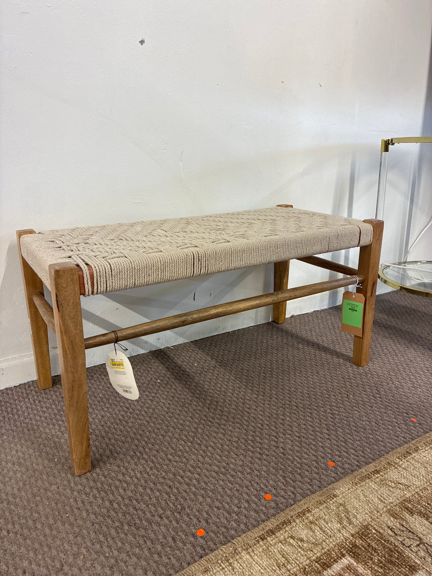 Lumarco Woven Bench Natural - Threshold | Retail Price: $100