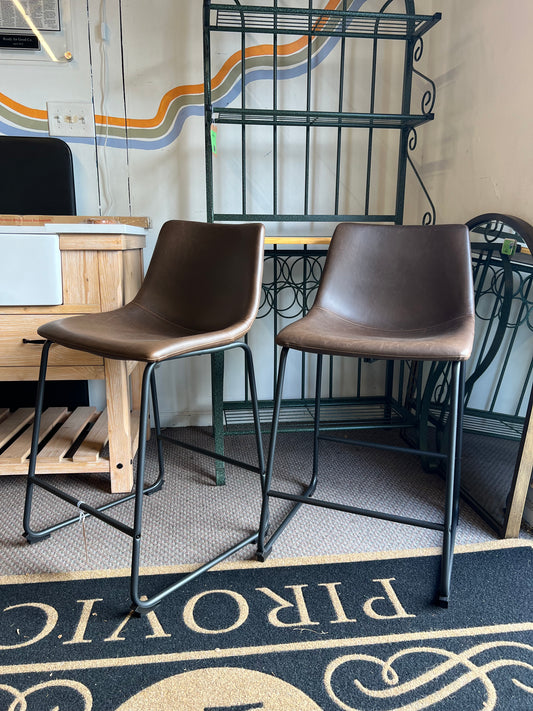Walker Edison Counter Stool Set of 2