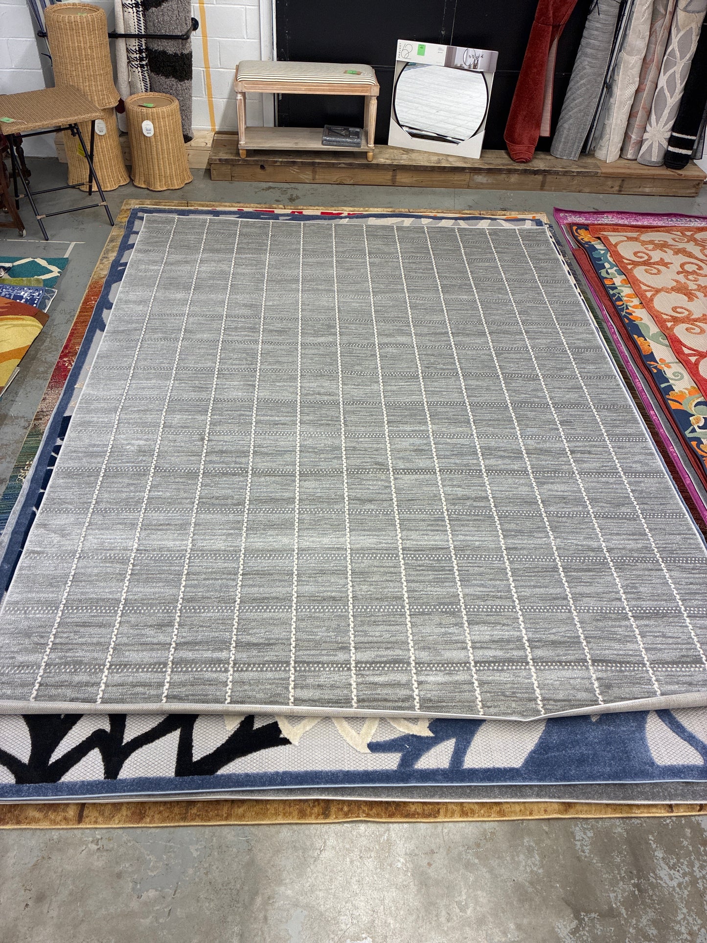 9 x 12 Area Rug Serenity Light Gray | ID 14152