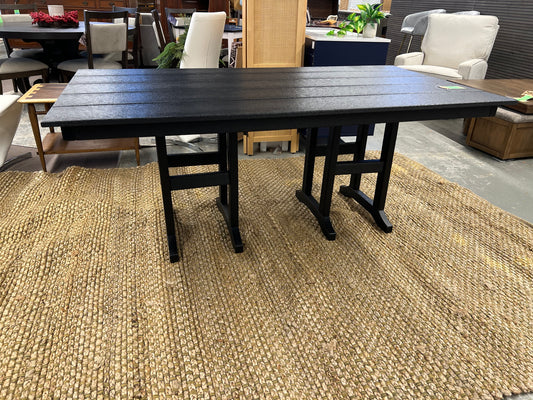 POLYWOOD 37" x 72" Rectangle Farmhouse Outdoor Dining Table Retail: $639 at Target