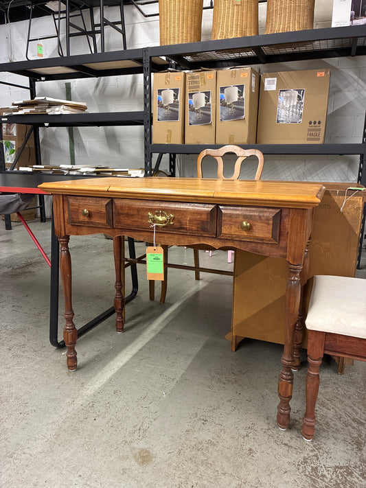 Antique Wooden Vanity Dressing Table / Desk *donated