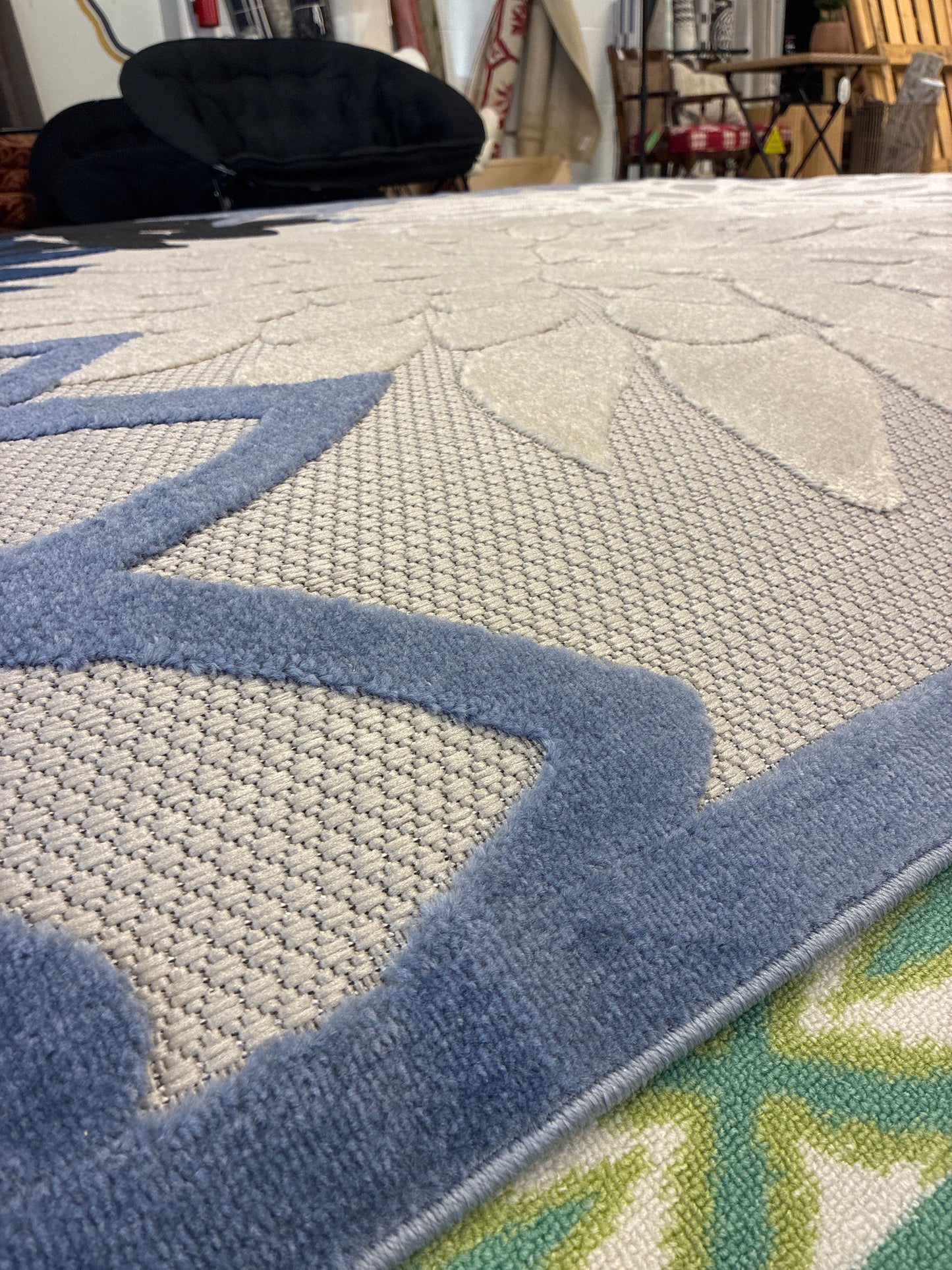 9 x 13 Rug - Nourison Aloha Blue / Multicolor | Retail Price: $255