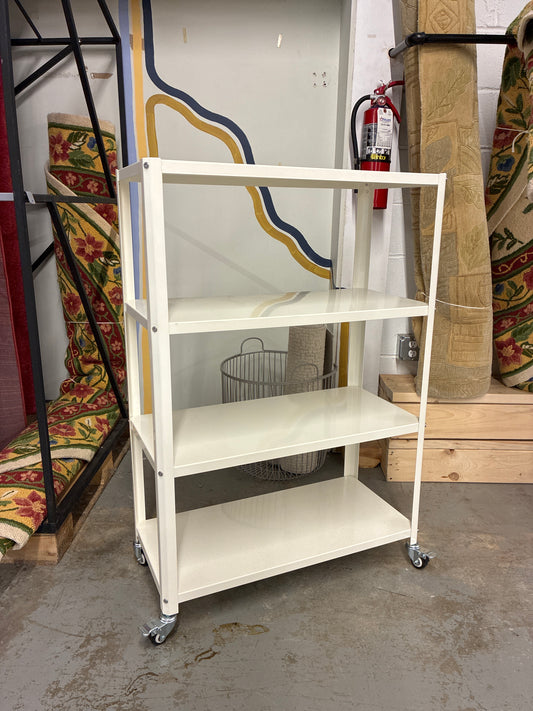 44in 3 Shelf Metal Bookcase
