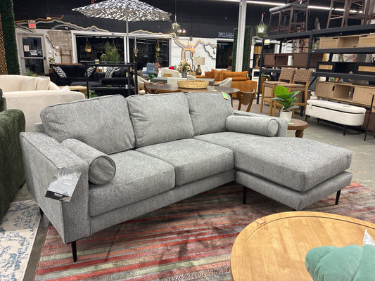 Portofino Sofa Chaise in Shadow Gray