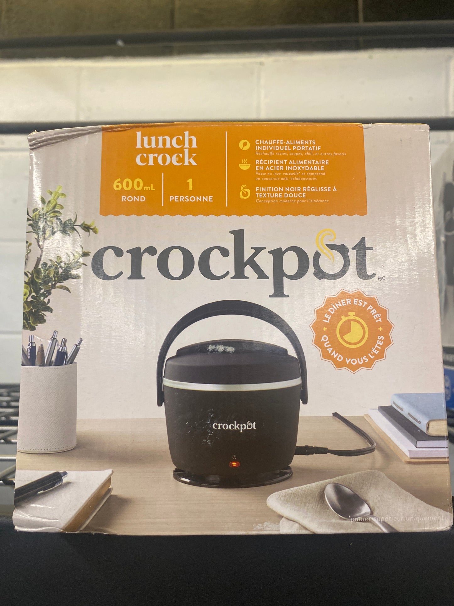 Crock-Pot Electric Lunch Box, Portable Food Warmer for On-the-Go, 20-Ounce