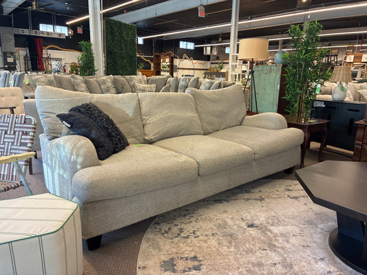 Comfy Grey Upholstered 3 Seater Sofa *donated