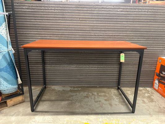 Simple Wood and Metal Desk *donated