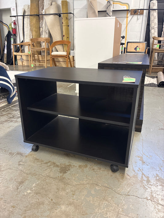 Rolling Black Storage Printer Stand *donated