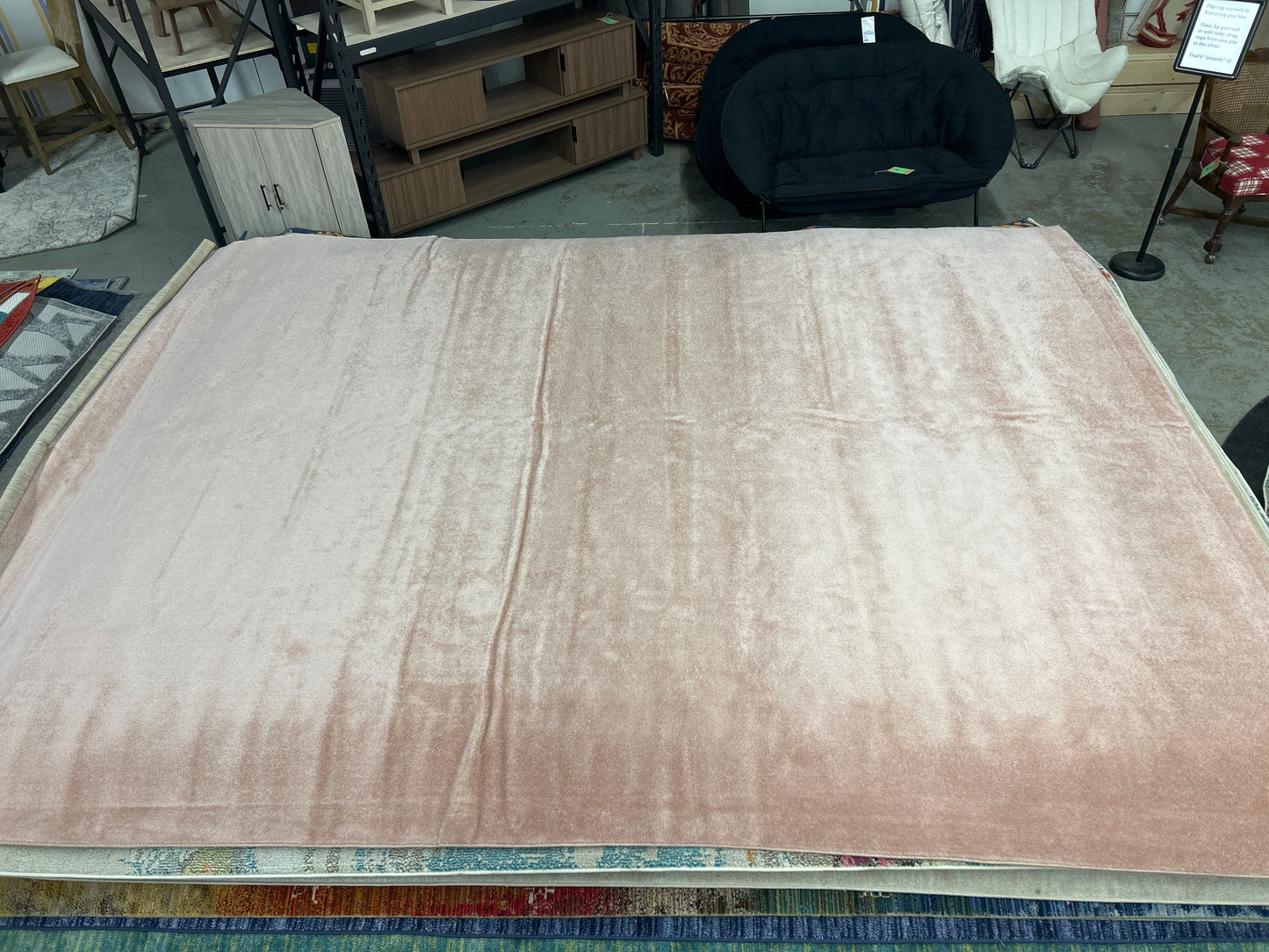 10 x 14 Nourison Essentials pink area rug