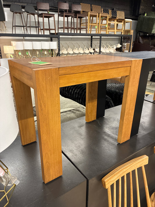 Nikole Rectangle Wood Accent Table in Natural | Retail Price: $150