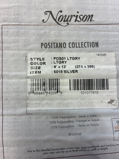 9 x 12 Rug - Nourison Positano Light Grey