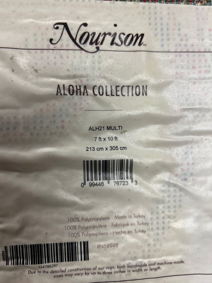 7 x 10 aloha collection rug - by Nourison - multicolor - indoor/outdoor