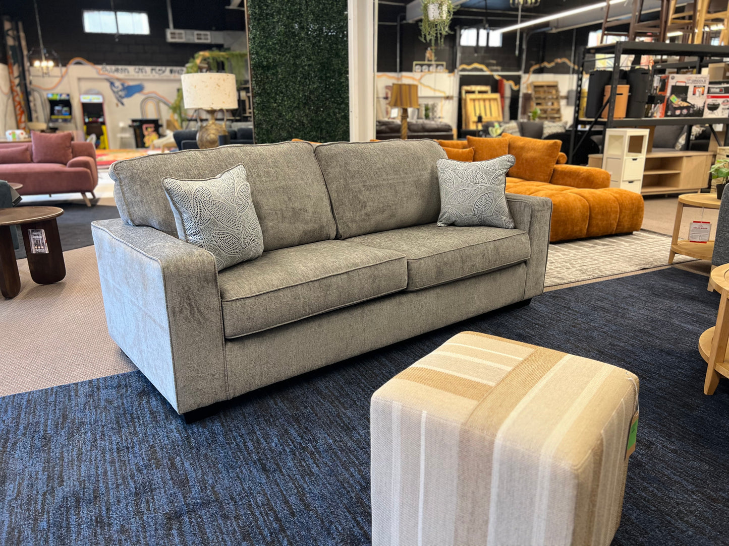 Amalfi Sofa in Stone Gray