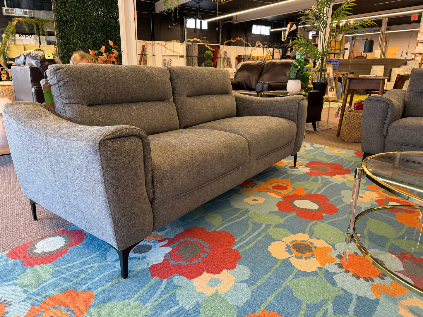 Coaster Charcoal Modern Sofa