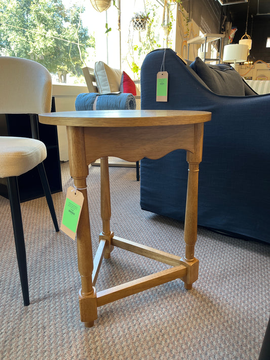 Scalloped Rattan Accent Table - Threshold designed with Studio McGee  | Retail Price: $170