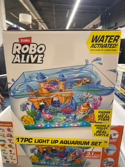 Robo Alive Light Up Aquarium Set -  - Retail Price: $49.99