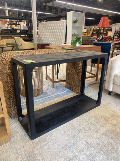 Castalia Console Table Black - Threshold: Wood Frame, Rectangular Sofa Table for Entryway | Retail Price: $220