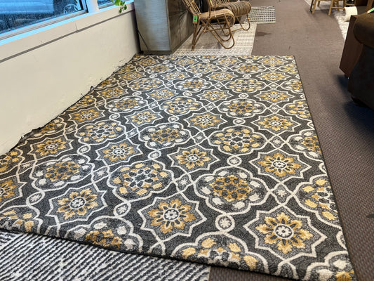 Washable Rowena Rug by Threshold in CharcoalGray | 7ft x 10ft | Retails for: $160.00