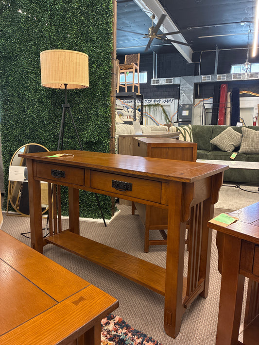 Mission Side Board Console Table *donated