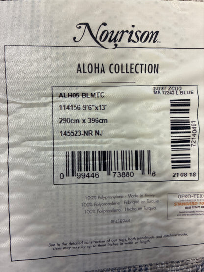 9 x 13 Rug - Nourison Aloha Blue / Multicolor | Retail Price: $255