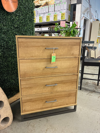 Mixed Material 4 Drawer Dresser Retail: $160