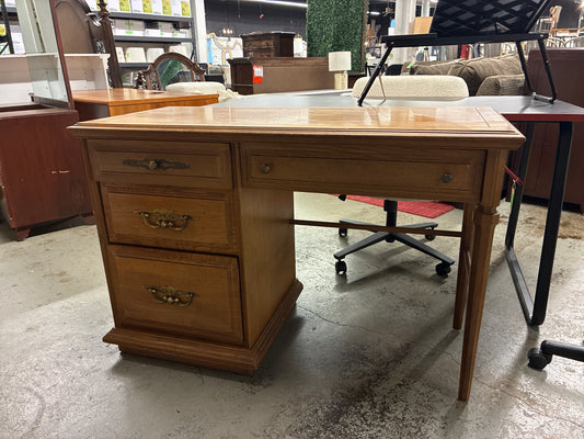 Vintage Oak Wooden Desk *donated