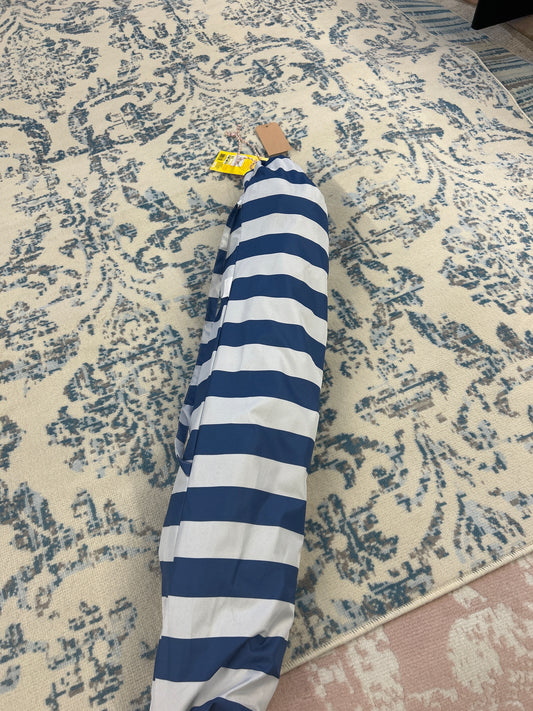 6' Umbrella Navy Stripe - Sun Squad | Retail Price: $35