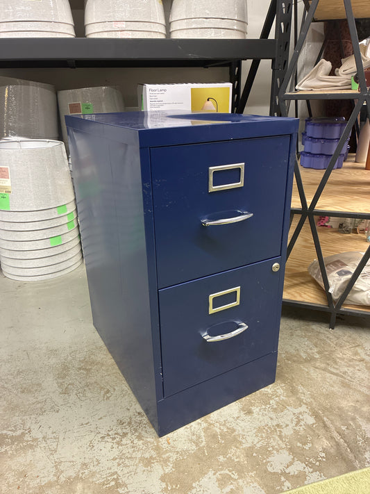 2 Drawer Filing Cabinet *donated in fair condition