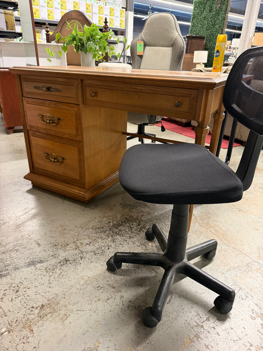 Solid Wood 4 Drawer Desk