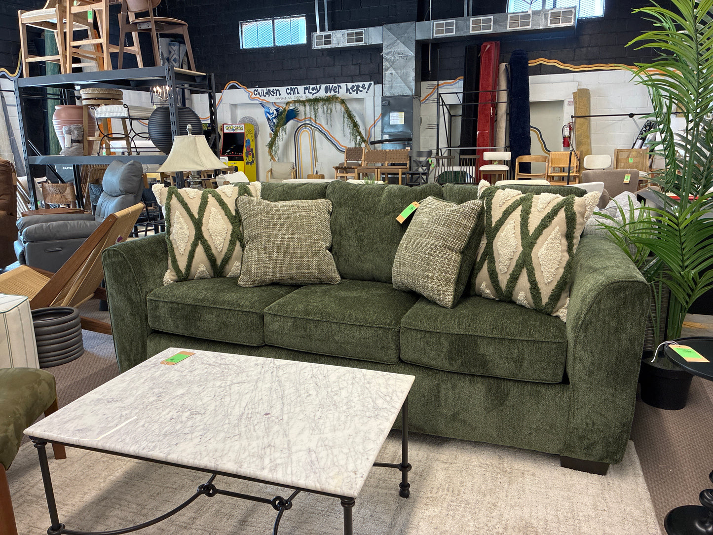 Athena Sofa Basil