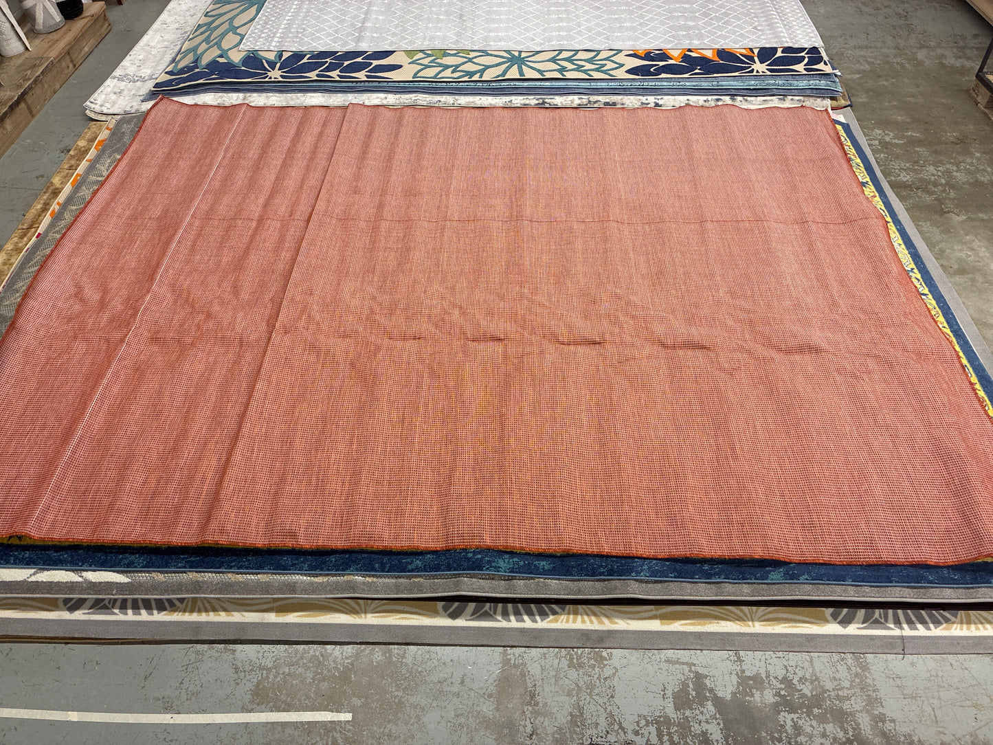 9 x 12 Area Rug Positano Burnt Orange | ID 14166