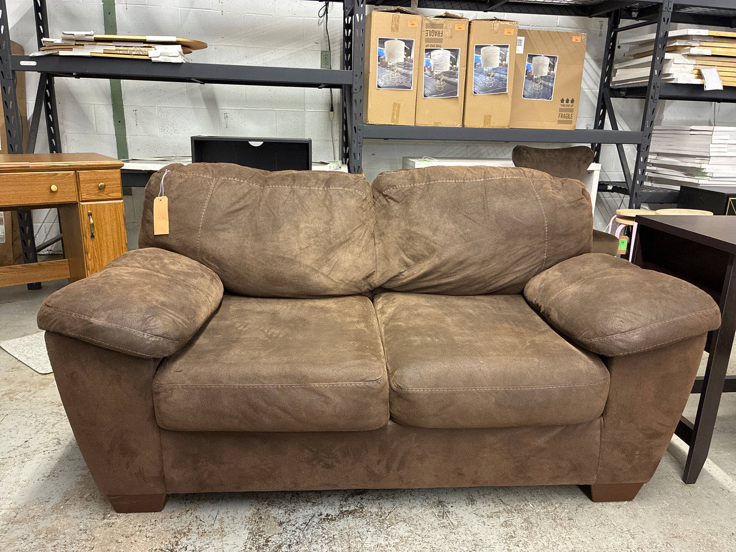 Thomas 2 Seater Loveseat in Brown *donated