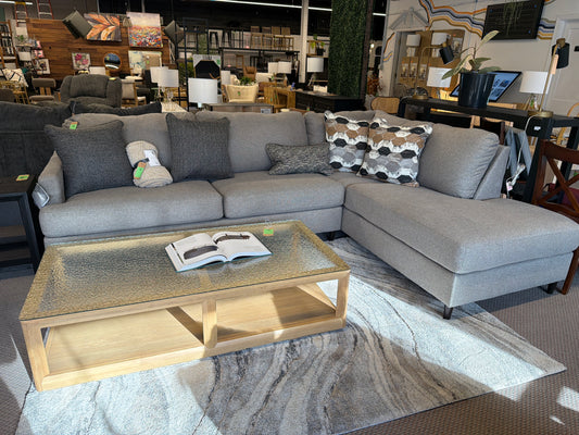 Elba Sectional in Shadow Gray