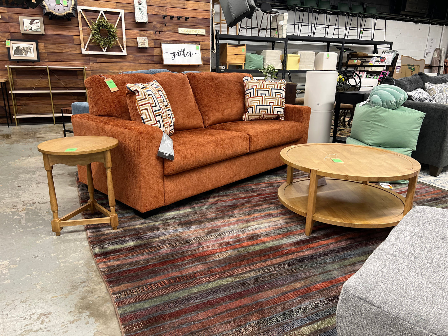 Sicilia Sofa in Sienna Orange