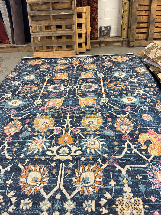 8 x 10 passion navy area rug