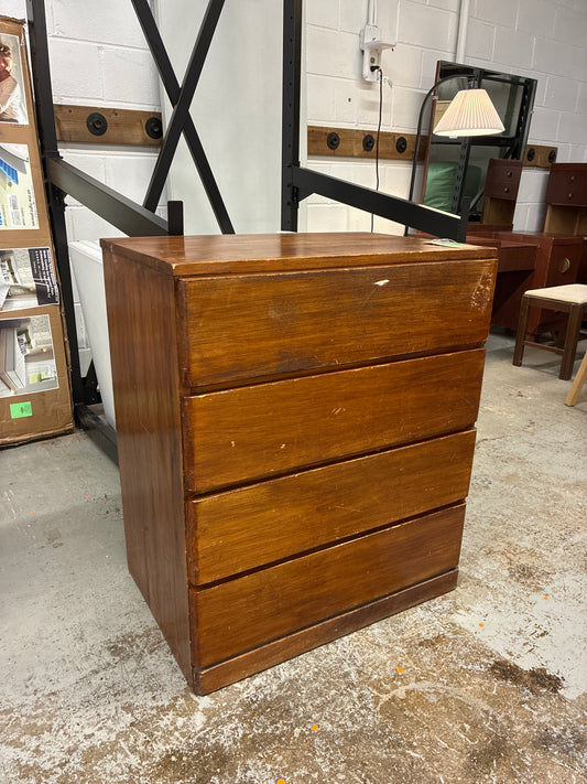 Solid Wood 4 Drawer Chest of Drawers *donated