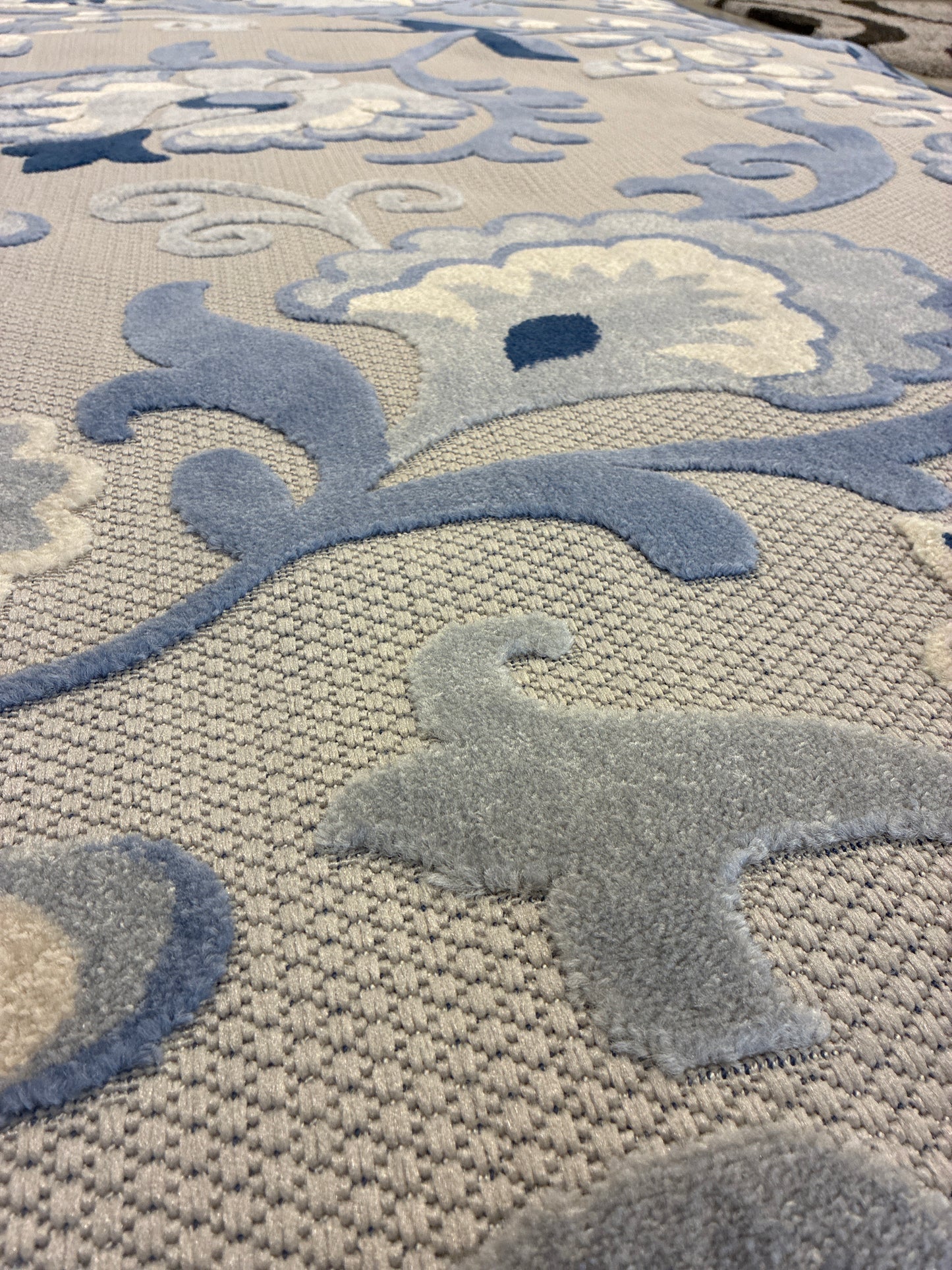 9 x 12 Rug - Nourison Aloha Blue / Grey