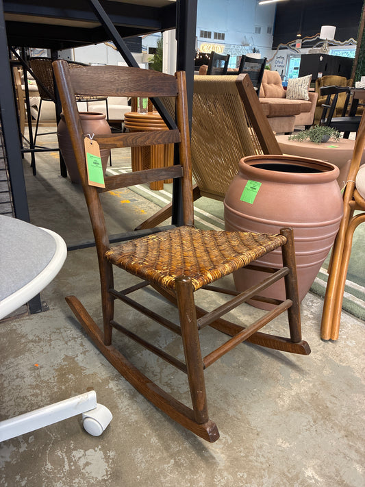Vintage Child's Ladder Back Rocking Chair *donated